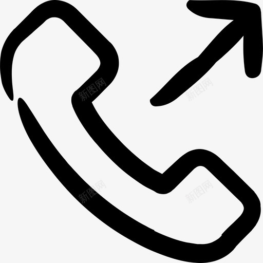 电话便利图标收藏手工制作svg_新图网 https://ixintu.com 便利图标收藏 手工制作 电话