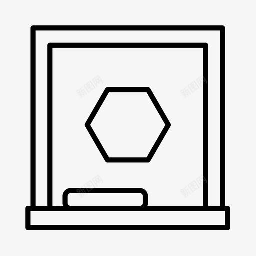 学校学术黑板图标svg_新图网 https://ixintu.com 学术 学校 教室 教育 黑板