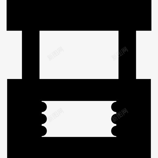 售票窗口电影院元素已填充图标svg_新图网 https://ixintu.com 售票窗口 已填充 电影院元素