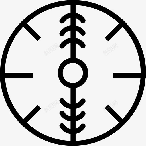 目标武器4直线图标svg_新图网 https://ixintu.com 武器4 目标 直线