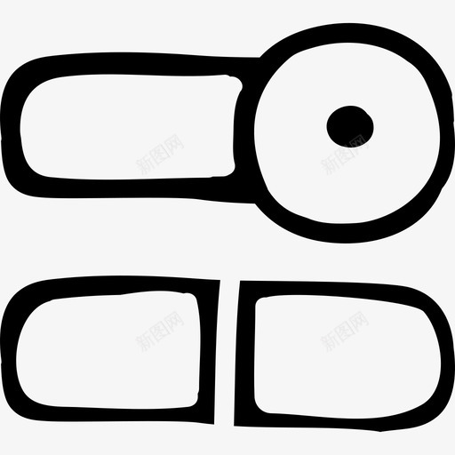 开关web元素编译黑色图标svg_新图网 https://ixintu.com web元素编译 开关 黑色