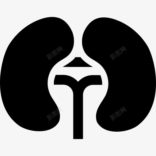 肾脏保健图标集合填充svg_新图网 https://ixintu.com 保健图标集合 填充 肾脏
