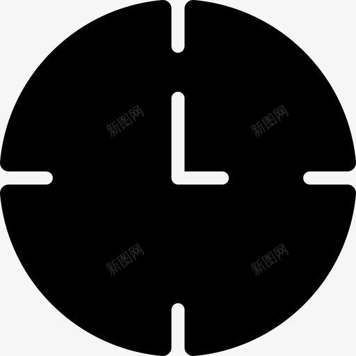 时钟商务和办公室10已满图标svg_新图网 https://ixintu.com 商务和办公室10 已满 时钟