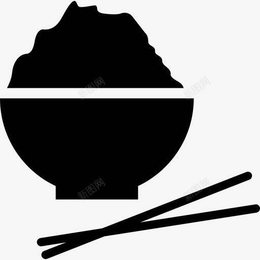 大米食品图标收藏填充svg_新图网 https://ixintu.com 填充 大米 食品图标收藏