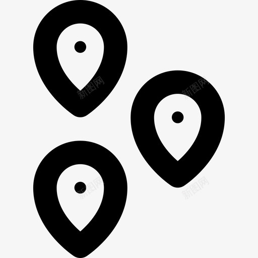 位置位置汇编线性图标svg_新图网 https://ixintu.com 位置 位置汇编 线性