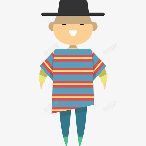 智利人全世界的人平的图标svg_新图网 https://ixintu.com 全世界的人 平的 智利人