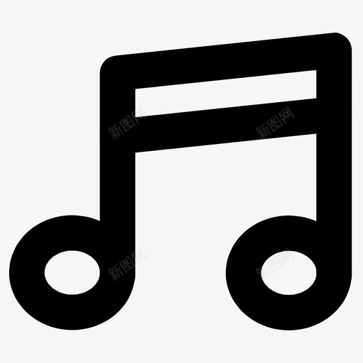 歌曲音乐音符图标svg_新图网 https://ixintu.com 基本图标所有尺寸 曲调 歌曲 节奏 音乐 音符