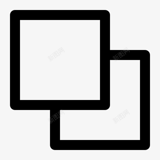 重叠重合选项图标svg_新图网 https://ixintu.com 工具 设计和开发线图标集 设计重叠 选项 重合