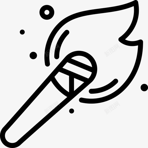 火炬海盗2直系图标svg_新图网 https://ixintu.com 海盗2 火炬 直系