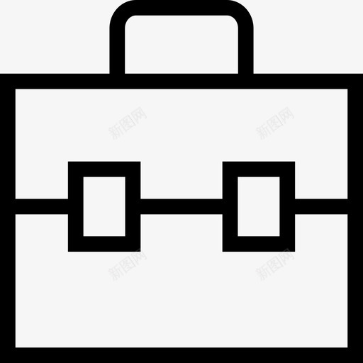 公文包生产力和发展收集线性图标svg_新图网 https://ixintu.com 公文包 生产力和发展收集 线性