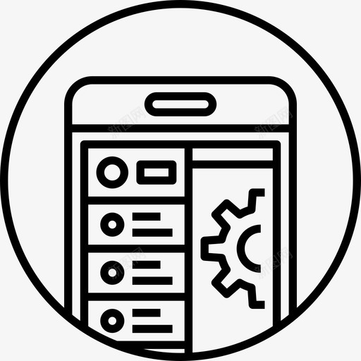 智能手机功能应用程序开发图标svg_新图网 https://ixintu.com 圆形图标智能手机功能 应用程序 开发 手机 智能手机功能 设备