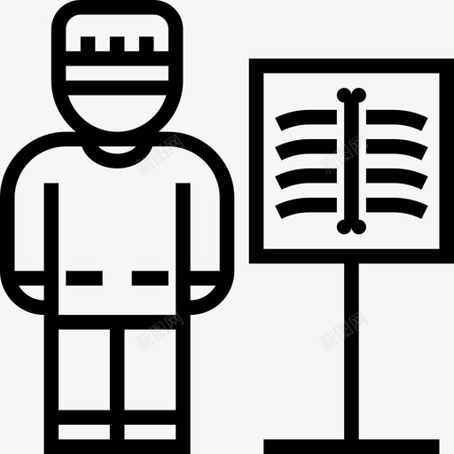 外科医生职业2直系图标svg_新图网 https://ixintu.com 外科医生 直系 职业2