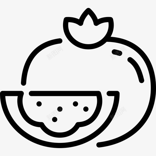 西红柿食品直系图标svg_新图网 https://ixintu.com 直系 西红柿 食品