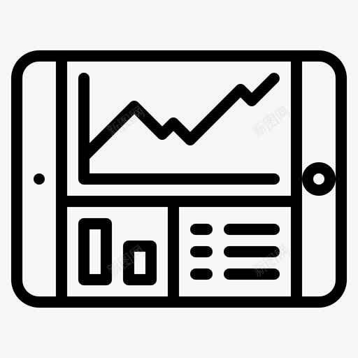 平板电脑分析图表图标svg_新图网 https://ixintu.com 分析 利润 图表 平板电脑 数字营销 统计