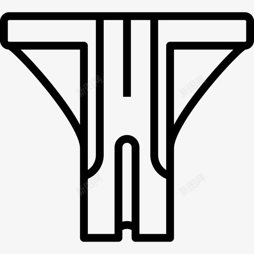 翼装运动型13直线型图标svg_新图网 https://ixintu.com 直线型 翼装 运动型13