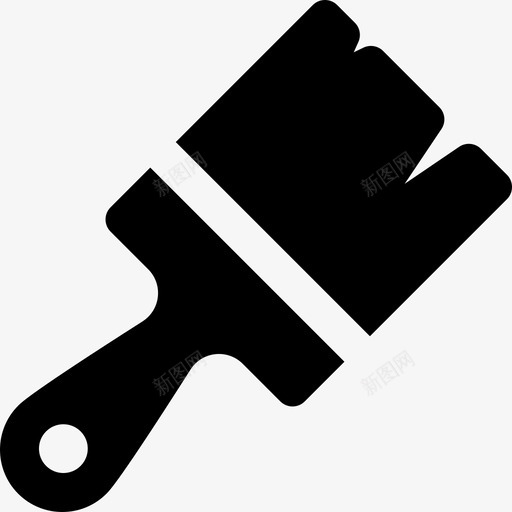 画笔工具和用具填充园艺图标svg_新图网 https://ixintu.com 填充园艺 工具和用具 画笔