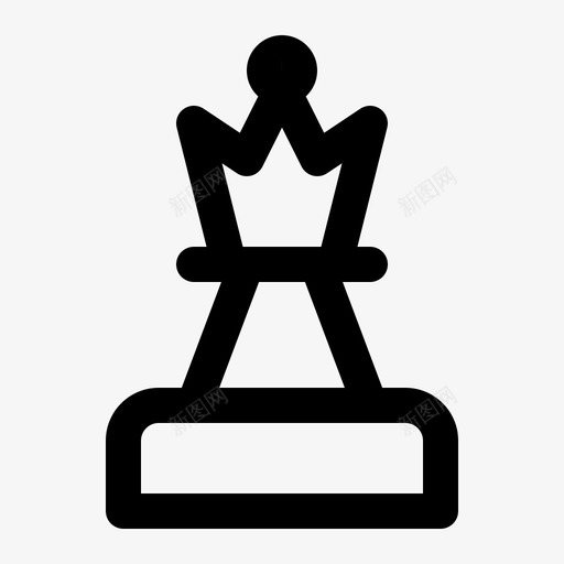国际象棋皇后象棋皇后棋盘游戏图标svg_新图网 https://ixintu.com 国际象棋皇后 垂直 强大 战术 棋盘游戏 象棋皇后 运动线图标集