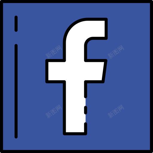 Facebook社交媒体社交媒体色彩图标svg_新图网 https://ixintu.com Facebook 社交媒体 社交媒体色彩