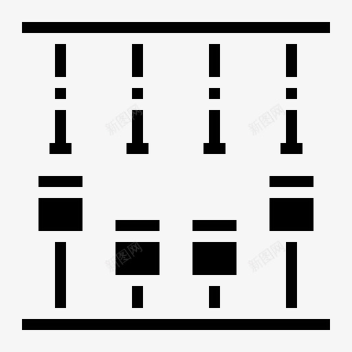 发动机汽车零件图标svg_新图网 https://ixintu.com 发动机 启动 汽车 汽车实心 零件