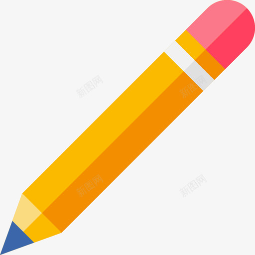 铅笔印刷品4扁平图标svg_新图网 https://ixintu.com 印刷品4 扁平 铅笔