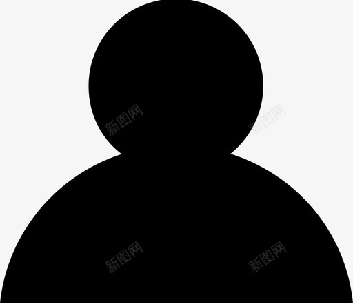 账户头像人图标svg_新图网 https://ixintu.com 个人资料 人 头像 用户 账户