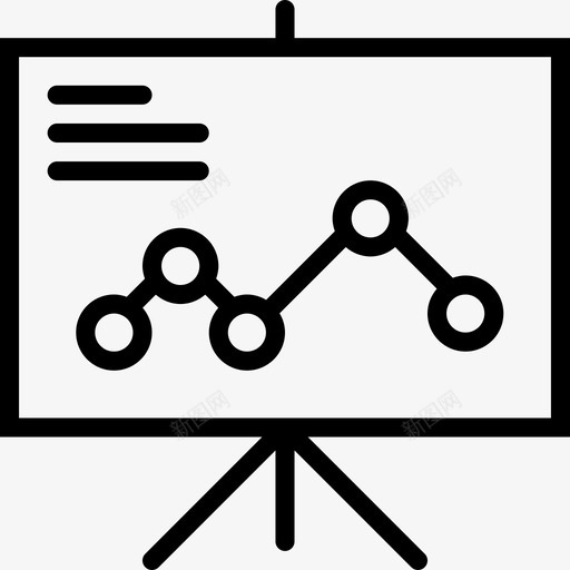 演示文稿业务集合2线性图标svg_新图网 https://ixintu.com 业务集合2 演示文稿 线性