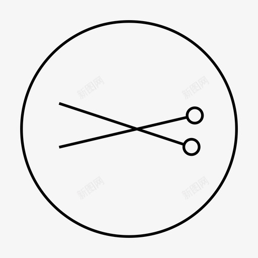 时装线圈剪尖图标svg_新图网 https://ixintu.com 剪 尖 时装线圈