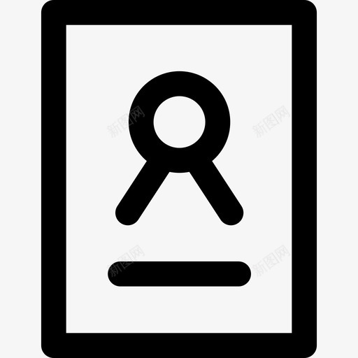 证书商业和管理2直系图标svg_新图网 https://ixintu.com 商业和管理2 直系 证书
