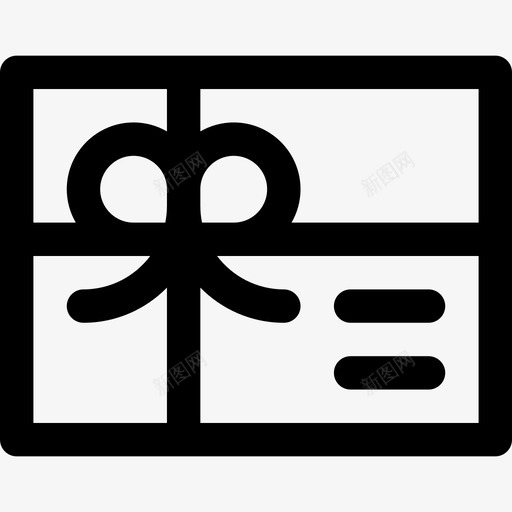 礼品卡黑色星期五4直系图标svg_新图网 https://ixintu.com 直系 礼品卡 黑色星期五4