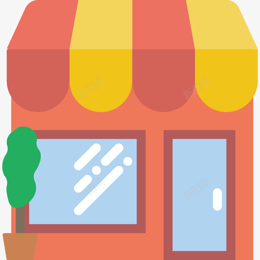 商店商业集合3公寓图标svg_新图网 https://ixintu.com 公寓 商业集合3 商店