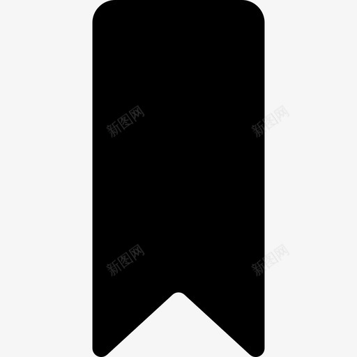 书签形状web导航图标svg_新图网 https://ixintu.com web导航图标 书签 形状