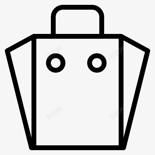 采购产品袋子硬币钱包文件袋图标svg_新图网 https://ixintu.com 文件袋 时尚 硬币钱包 行李 袋子轮廓 采购产品袋子