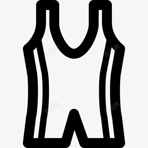 摔跤学校体育系列直线型图标svg_新图网 https://ixintu.com 学校体育系列 摔跤 直线型