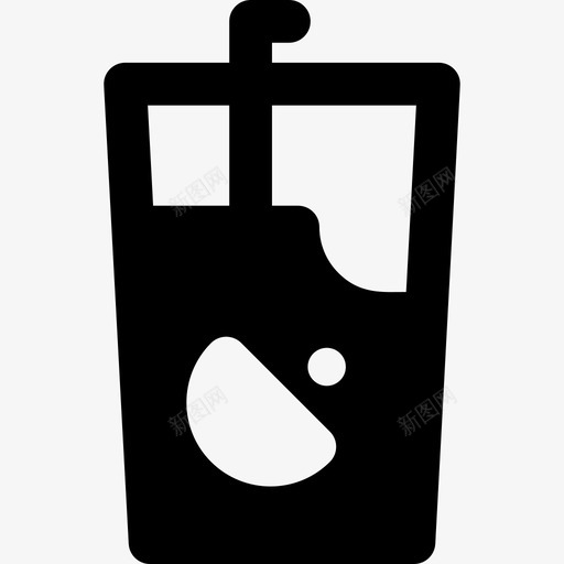 柠檬水固体食物填充图标svg_新图网 https://ixintu.com 固体食物 填充 柠檬水