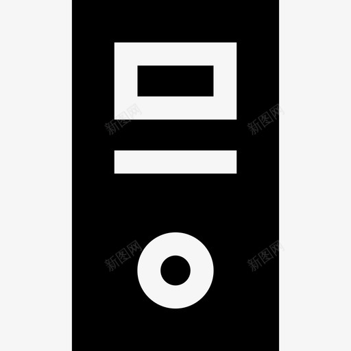 扬声器实心电子元件填充图标svg_新图网 https://ixintu.com 填充 实心电子元件 扬声器