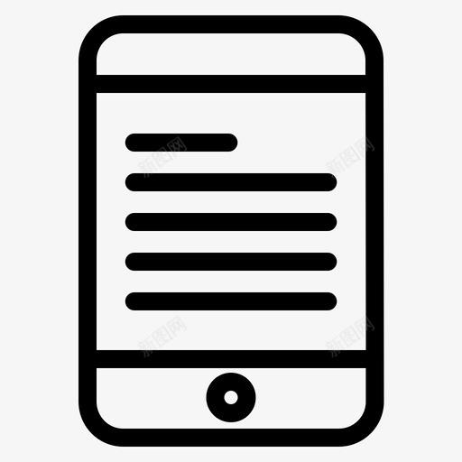 手机电子书教育图标svg_新图网 https://ixintu.com 平板电脑 手机 教育 电子书