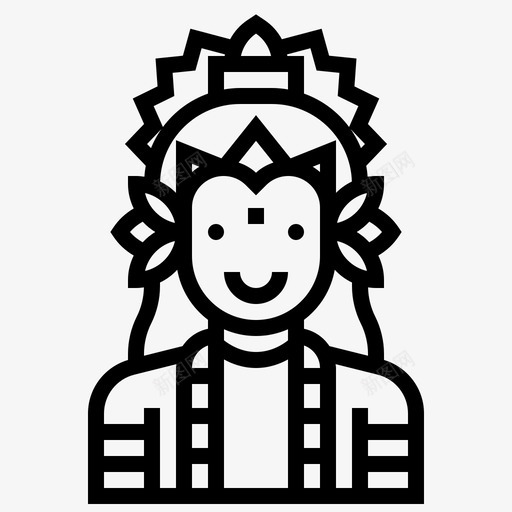 帕瓦蒂修女神印度教图标svg_新图网 https://ixintu.com 印度 印度教 印度教神行 帕瓦蒂修女 神