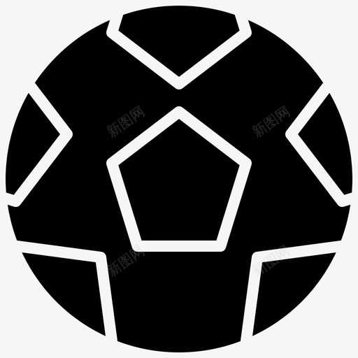 足球足球设备球和运动元素图标svg_新图网 https://ixintu.com 球和运动元素 足球 足球设备