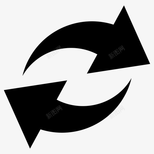 重用循环刷新图标svg_新图网 https://ixintu.com 刷新 循环 箭头方向上传下载上下左右返回 重用 重置 重试