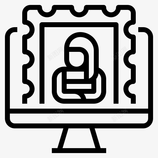 画廊相册引导图标svg_新图网 https://ixintu.com 图像 引导 画廊 相册 网页开发
