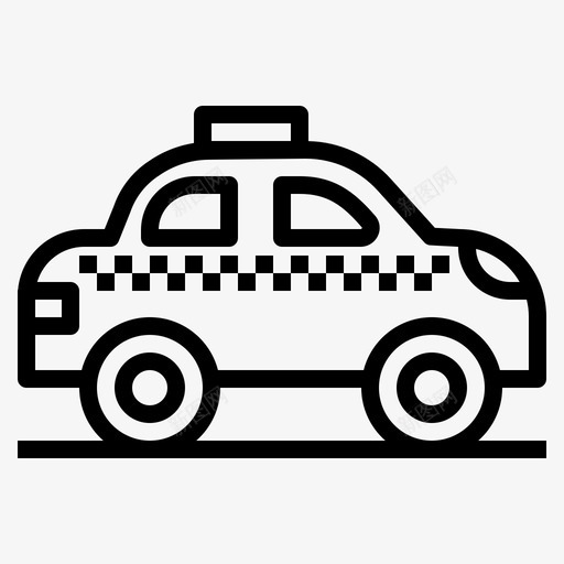 出租车汽车旅游2图标svg_新图网 https://ixintu.com 出租车 旅游2 汽车