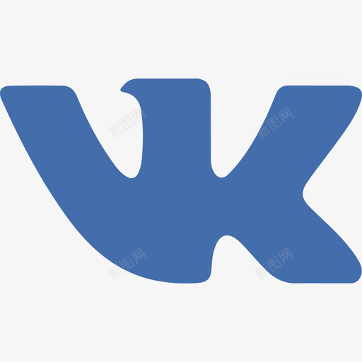 VK社交媒体6扁平图标svg_新图网 https://ixintu.com VK 扁平 社交媒体6