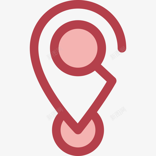 占位符用户界面9红色图标svg_新图网 https://ixintu.com 占位符 用户界面9 红色