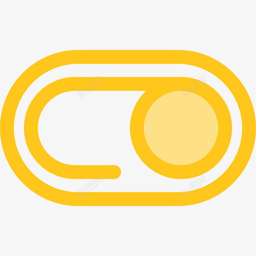 开关web按钮2黄色图标svg_新图网 https://ixintu.com web按钮2 开关 黄色