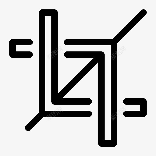 裁剪剪贴缩略图图标svg_新图网 https://ixintu.com 剪贴 截断 缩略图 裁剪