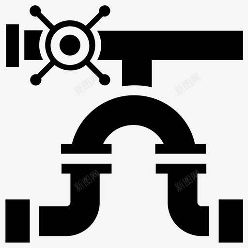 管道阀门煤气管道管道图标svg_新图网 https://ixintu.com 水管 水管阀门 煤气管道 管道 管道标志符号 管道阀门