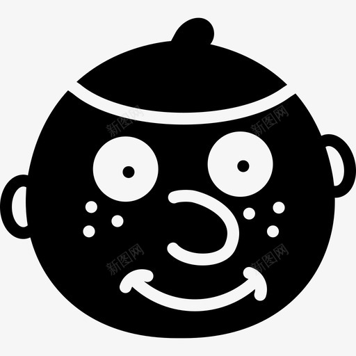 犹太人表情符号设置填充图标svg_新图网 https://ixintu.com 填充 犹太人 表情符号设置