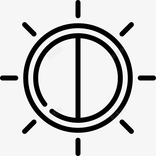 亮度ui3线性图标svg_新图网 https://ixintu.com ui3 亮度 线性