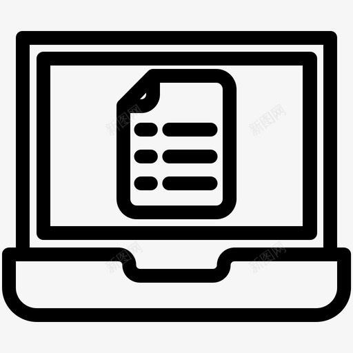 电脑书籍教育图标svg_新图网 https://ixintu.com 书籍 教育 电脑 笔记本电脑