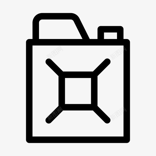 汽油罐容器燃料图标svg_新图网 https://ixintu.com 19072018 jerrycan 容器 汽油 汽油罐 燃料